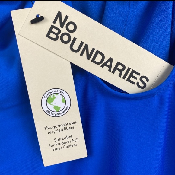 🌺 3/$25 🌺 No Boundaries | Women’s XS Royal Blue One Piece Bathing Suit | NWT | - Picture 7 of 9
